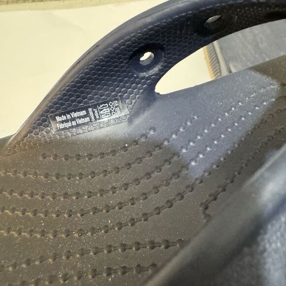 CROCS Unisex Baya II Flip Flops Men5  W7 Navy blue - Picture 3 of 6